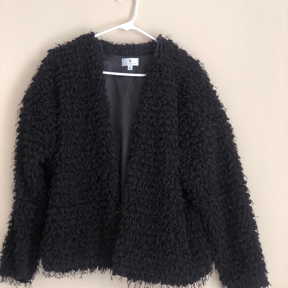 Socialite Black Teddy Jacket